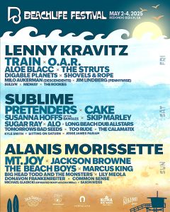 Beach Life Festival Poster with Lineup